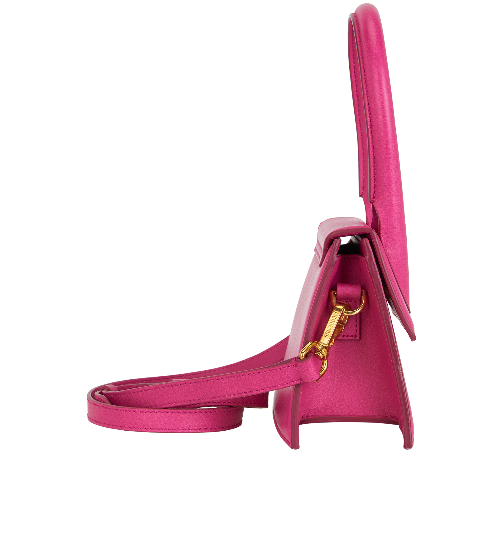 Medium The Chiquito, &pound;220, Handbags, Pink, Leather, Side view